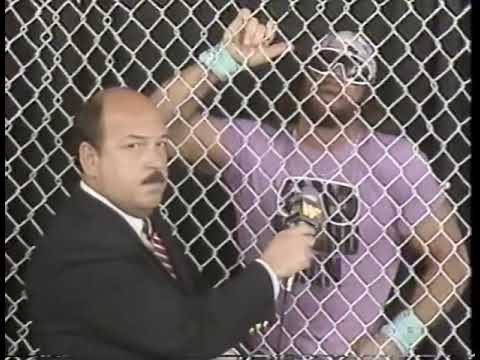 Randy Savage Steel Cage promo for WrestleMania III rematch with Ricky Steamboat - aired 4/4/87