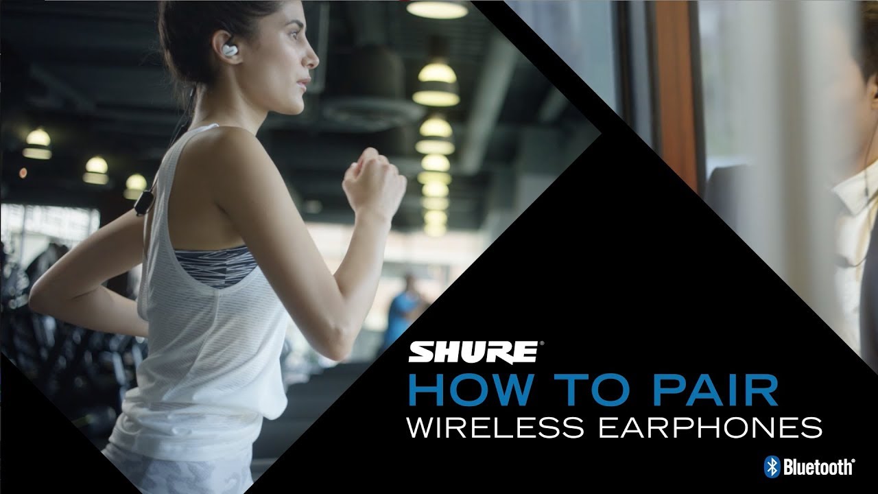 Shure Wireless Earphones - How to Pair