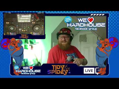 TidySpidey - We Love Hard House Twitch livestream 22.7.23 (168bpm)