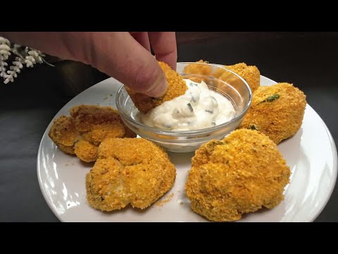 Neues Rezept! Gebackener Blumenkohl ist besser als Fleisch! Günstig und einfach!