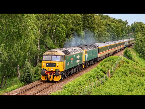 Trains at Kincraig 17/06/23