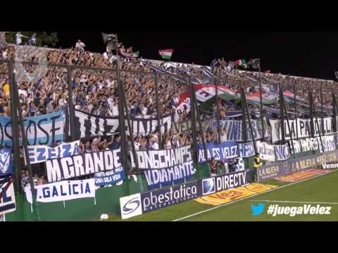 "Y se va san lorenzo se va" Barra: La Pandilla de Liniers &bull; Club: Vélez Sarsfield