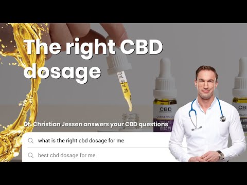 CBD Dosage Chart - What is the right CBD dosage for me?