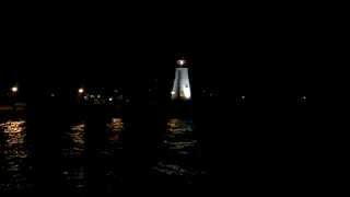 preview picture of video 'Windy Night at the Concord Lighthouse in Havre De Grace, MD'