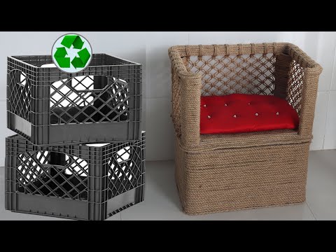 Amazing ! Super Recycling ideas from Old Milk Crates,...