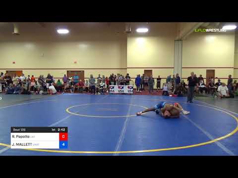 2018 Marine Corps US Open/Masters D Greco Roman 62 RR Rnd 3 - Roger Papotto (Las ) Vs. JEFFREY MAL