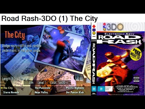 3DO (001) Road Rash- THE CITY