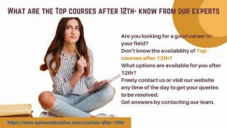 List of Top Career-Oriented Courses After 12th?