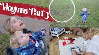 CHASING SQUIRRELS & LETTER TO SANTA 🎅🏻  Rainy Afternoon At The Park MUM OF 2 UNDER 2 Vlogmas Part 3