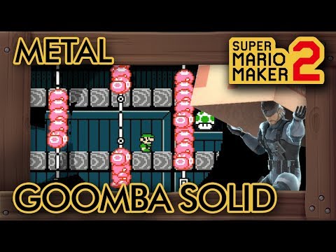 Super Mario Maker 2 - Great Metal Goomba Solid Level