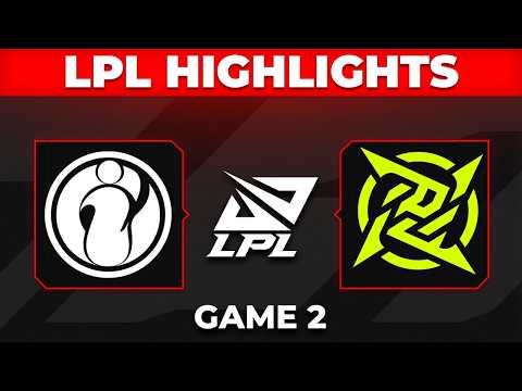 IG vs NIP Highlights Game 2 | LPL 2026 Playoffs | Invictus Gaming vs Ninjas in Pyjamas