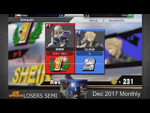 SSB4 Dec 2017: Kailex (Samus, Sheik) vs TERA (Cloud, Falco) - LS