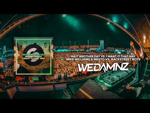 Mike Williams & Mesto vs. Backstreet Boys - Wait Another Day vs. I Want It That Way (WeDamnz Mashup)