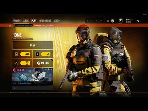 #Rainbow_6_Siege Never kill your Teammates