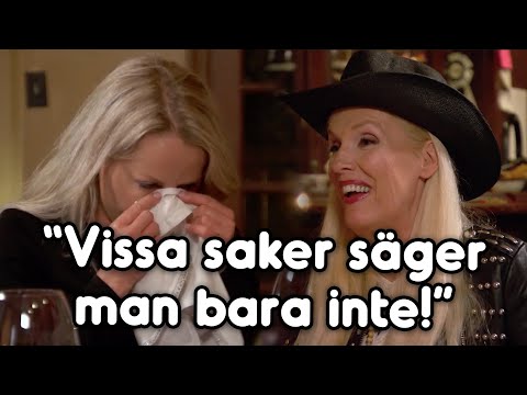 Gunilla och Åsa reder ut det på frumiddagen! | Svenska Hollywoodfruar