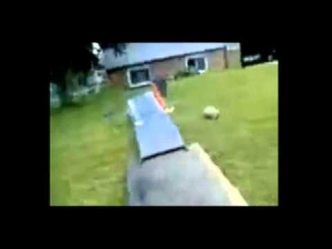 Skateboarding: Ghetto Mega Ramp Fail