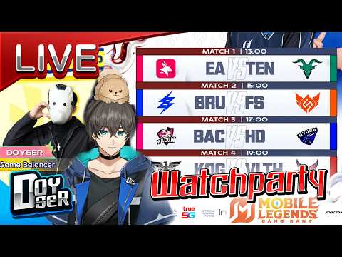 🔴LIVE MLBB:WatchParty MSL Week 2 Day2  - Doyser