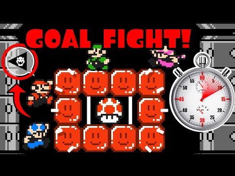 Super Mario Maker 2 Versus Multiplayer Goal Fight!