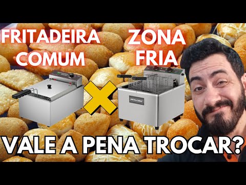 QUANTO UMA FRITADEIRA ZONA FRIA OU ÁGUA E ÓLEO SUPERA UMA FRITADEIRA COMUM EM ECONOMIA?