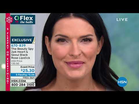 The Beauty Spy 2pack Heart   Seoul Black Rose Lipstick