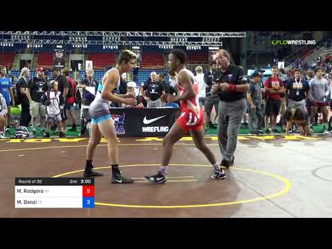 2018 USMC-USAW Cadet & Junior GR Nationals/Cadet 160 Round Of 32 - Matthew Rodgers (NV) Vs. Mario