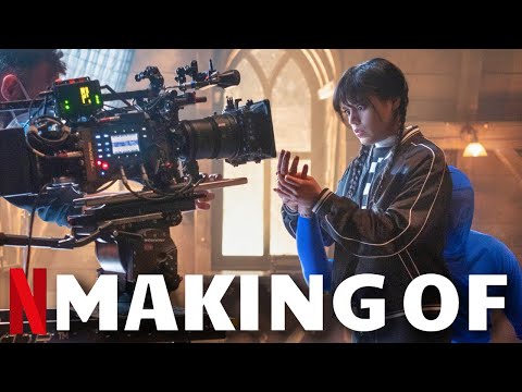 Making Of WEDNESDAY Part 2 - Best Of Behind The Scenes  On Set Bloopers With Jenna Ortega | Netflix