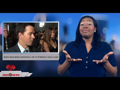 Mark Wahlberg donates $1.5M to #Timesup Legal Fund (ASL - 1.14.18)