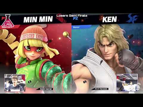 THE LAB #134 - Losers Semis - Solid Gamer (Min Min, Banjo) vs. Nemmy (Ryu) - SSBU