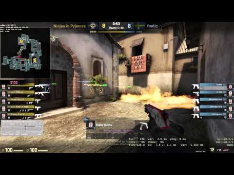 Flusha "aimlock" - IEM Katowice 2016 - Fnatic vs NiP [DEMO]