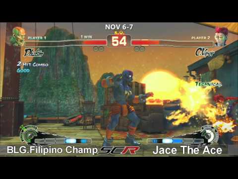 Socal Regionals 2010 - SSF4 Norcal vs Socal - BLG.Filipino Champ vs Jayce the Ace