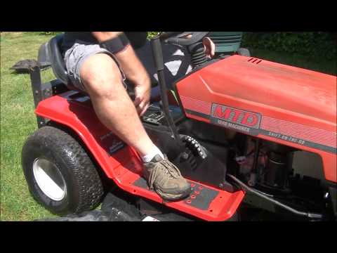 Very COMMON MTD Riding Lawnmower PROBLEM, WON'T START  - Blade Engagement Safety Switch