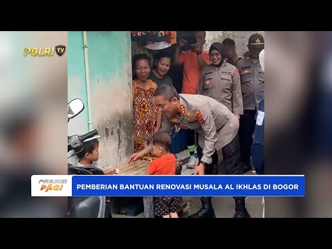 KAPOLRESTA BOGOR KOTA BERIKAN BANTUAN RENOVASI MUSHOLA AL IKHLAS DI BOGOR