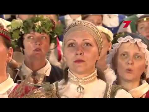 15,000 People Sing at a Latvian Song And Dance Festival