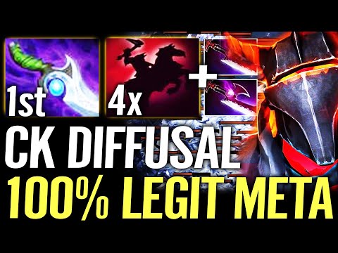 🔥 Chaos Knight Diffusal 1st Item is 100% LEGIT— 4x Phantasm NEW META Cancer Mana Burn Dota 2 Pro