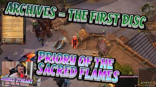 Step Guide to Priory Of The Sacred Flames AND Archives - The First Disc