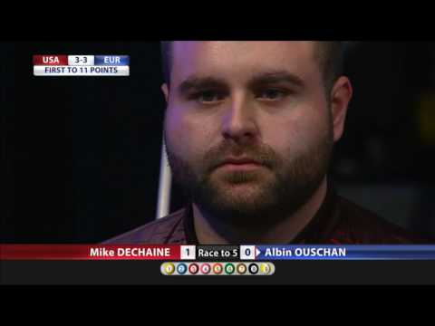 Dechaine/Woodward vs Boyes/Ouschan | Match 13 | Mosconi Cup 2015 9-ball