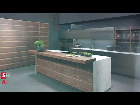 Stainless steel with stone . kitchen modern kitchen