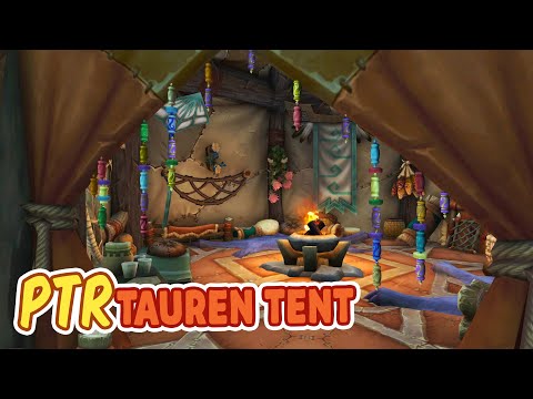 WoW Housing: Building a TAUREN TENT on PTR