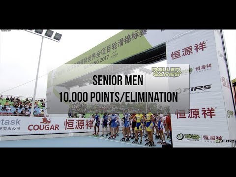 10000m Points/Elimination Final - Senior Varones - World Roller Games 2017