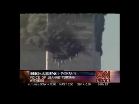 9/11 Attacks:  CNN Live Coverage - Sept 11, 2001 (Part One)