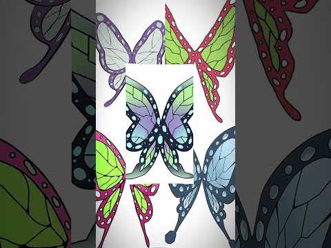 Butterfly oc and Kocho sisters | kny os | #denomslayer