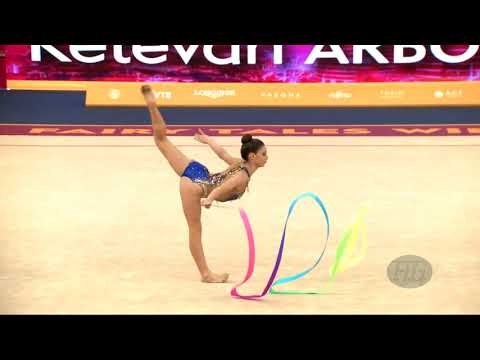 ARBOLISHVILI Ketevan (GEO) - 2019 Rhythmic Worlds, Baku (AZE) - Qualifications Ribbon
