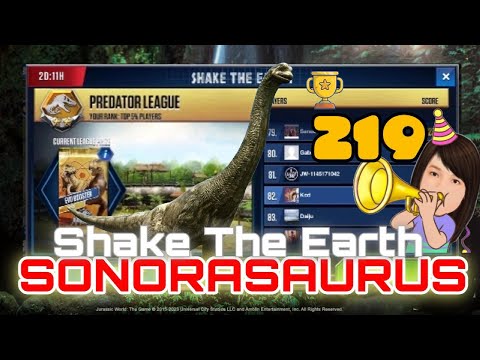 Sonorasaurus | All Herbivores Tournament | Jurassic World The Game | Survivor League