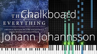 🎹 Chalkboard, Johann Johannsson, Synthesia Piano Tutorial