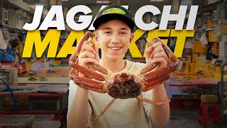 Jagalchi Market: Busan’s Seafood Kingdom 🌊 | The Freshest Catch in Korea?! 🦀🔥