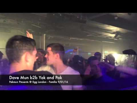 Dave Mun b2b Yak and Pak @ Egg LND - Familia - 09/01/16 Terrace