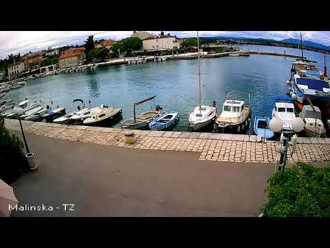 Malinska Harbour live webcam