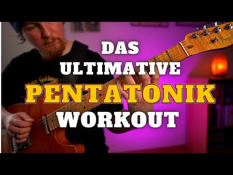 Das Ultimative Pentatonik Workout | ALLE Fingersätze & Tonarten PLUS 4 Technik-Übungen in 10min