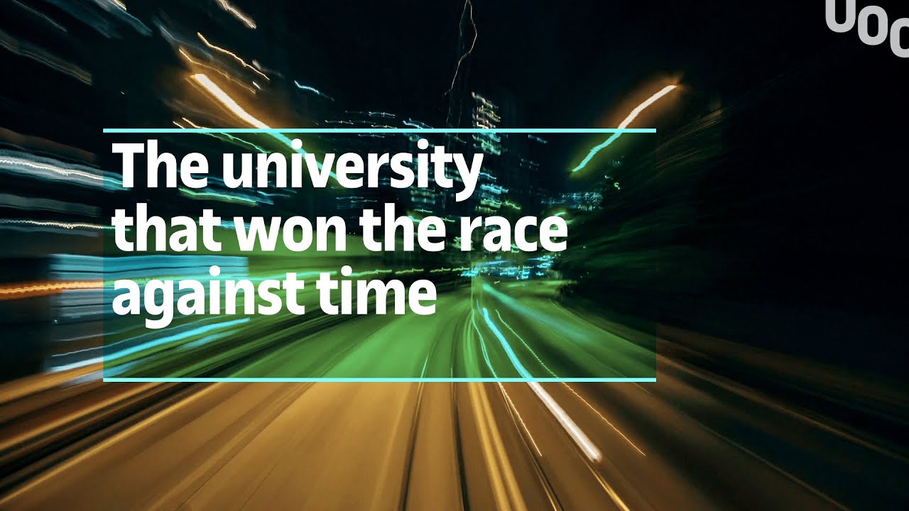 The university that won the race against time video link
