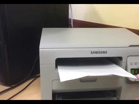 МФУ Samsung SCX-3400 Печать тестовой страницы
